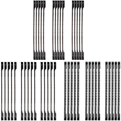 3 Inch 76mm Pin End Scroll Saw Blades Set for Dremel Moto-Saw Moto-Shop ( 15TPI-18TPI-24 TPI )-45Pack