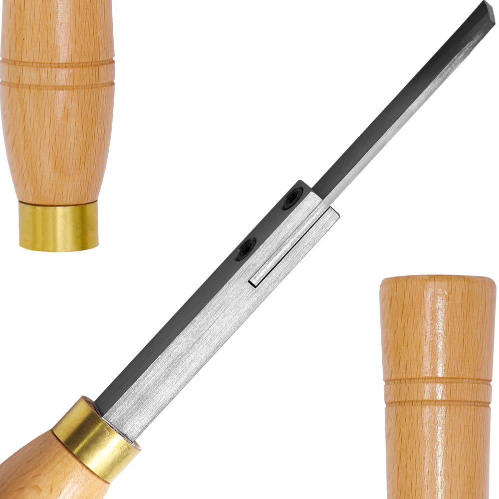 Woodturning Carbide Tipped Parting Tool for Cutting Wood Grooving 500 mm