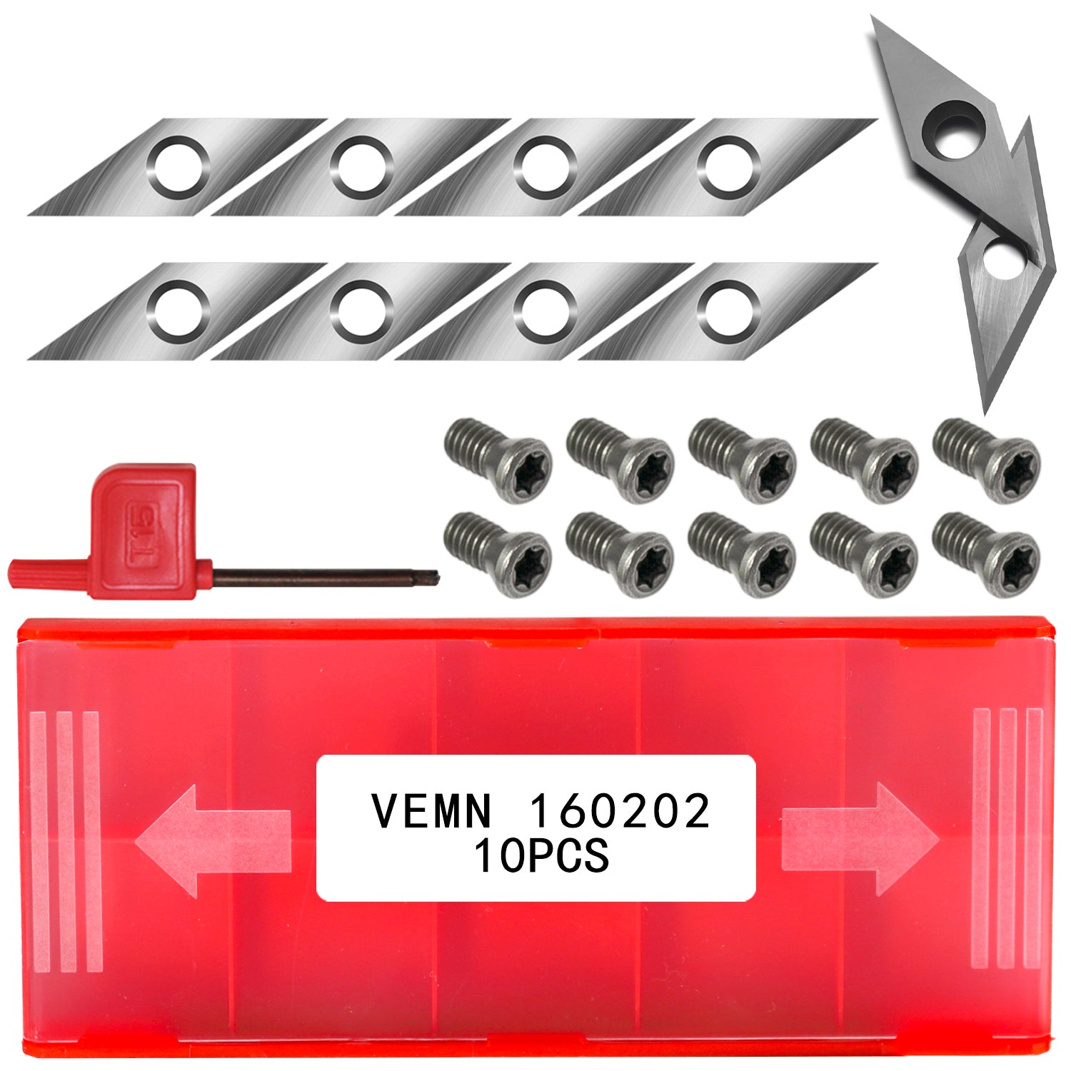 VEMN 160202 diamond carbide insert cutter