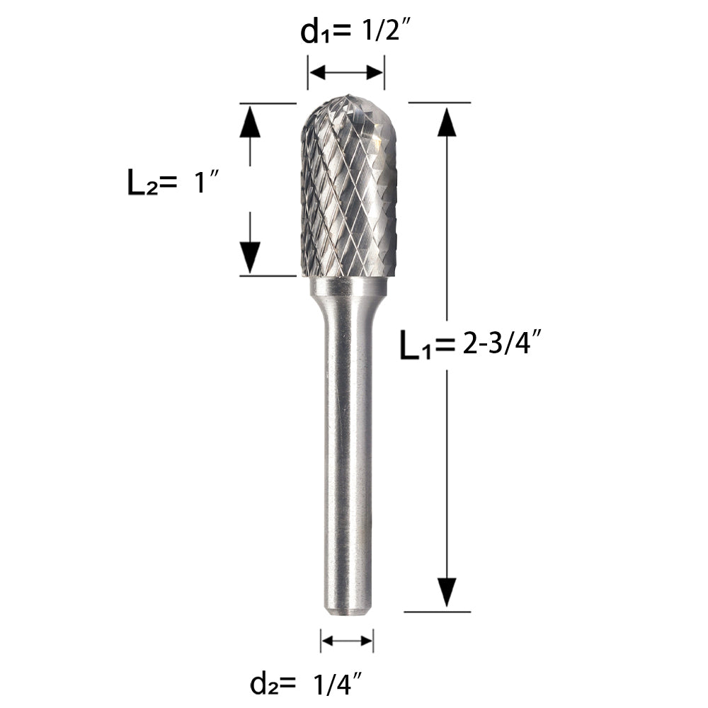 SC-5-yeptooling-ball-nosed-cylinder-shape-6.35mm-0.25-inch-shank-diameter-bur-bits-for-die-grinder
