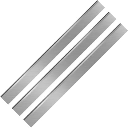 10" Inch TCT HSS Planer Blades Replacement Knives Cutters for Jointer Planer, 3Pcs, 250x25x3mm