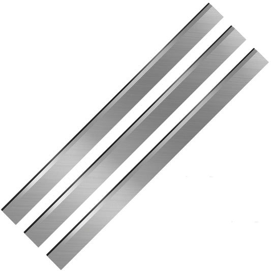 11" Inch TCT HSS Planer Blades Replacement Knives Cutters Woodworking Power Tool Parts for Jointer Planer, 3Pcs, 280x25x3mm
