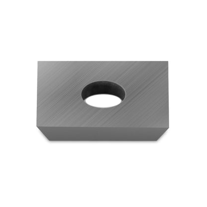 Carbide Insert Cutter 9.6x12x1.5mm-35°,2-Edge Indexable Knife for Woodworking Spiral Helical Planer Cutter Heads