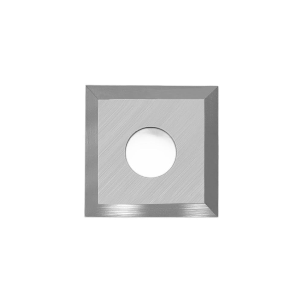 square 11mm carbide cutter insert back side for rougher woodturning tool
