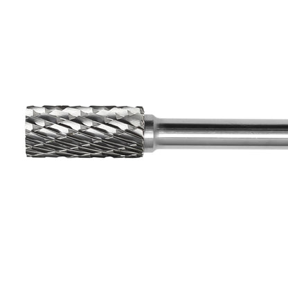SA-5L6 Long Shank Carbide Burr Cylinder Shape  1/4 inch ( 6.35 mm) Shank Diameter Rotary File