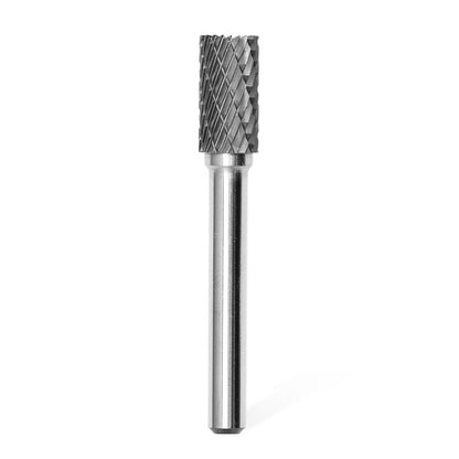 SB-3 Tungsten Carbide Burr Cylinder with End Cut Shape 1/4 inch (6.35 mm ) Rotary Burr File