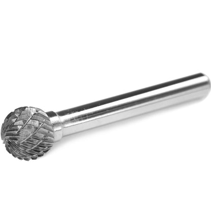 SD-5 Tungsten Carbide Burr Ball Shape 1/4 inch ( 6.35 mm) Shank Diameter Rotary Burr File