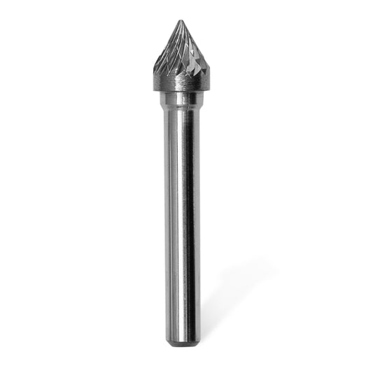 SJ-3 Tungsten Carbide Burr 60° Countersink 1/4 inch ( 6.35 mm) Shank Rotary Burr File