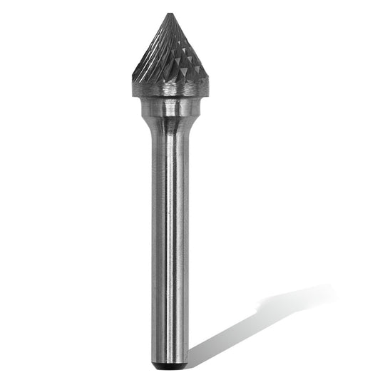SJ-5 Tungsten Carbide Burr 60° Countersink 1/4 inch ( 6.35 mm) Shank Rotary Burr File